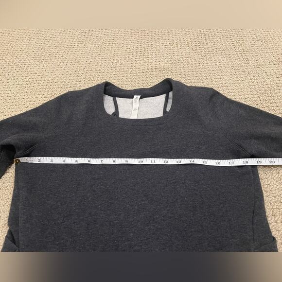 Lululemon &go Endeavor Longsleeve Sweatshirt Top, Grey, Size 4, Athlesiure Comfy - Picture 5 of 7